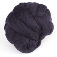 8 Colores de Color de Fieltro de Lana de Aguja para Bricolaje Roving Hilado Costura Recortar Material de la Obra 55g…